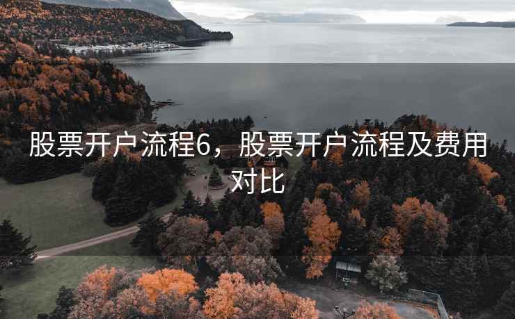 股票开户流程6，股票开户流程及费用对比