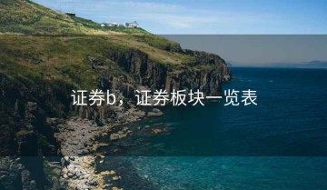 证券b，证券板块一览表