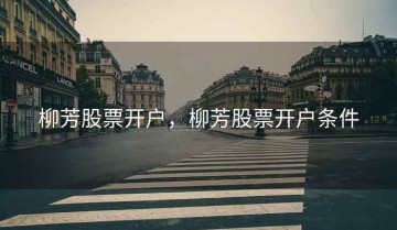 柳芳股票开户，柳芳股票开户条件